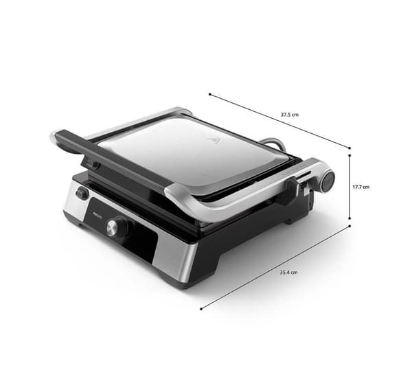 Philips, bord, kontaktgrill, HD6301/90 5000-serien