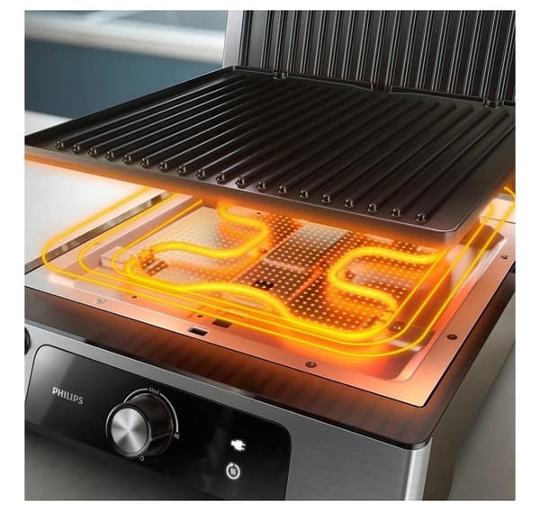 Philips, bord, kontaktgrill, HD6301/90 5000-serien
