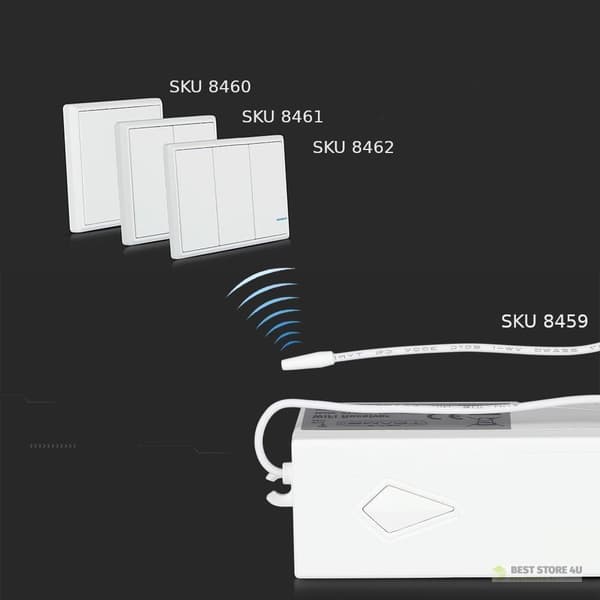 SMART WiFi-belysningscontroller til SKU 8460, 8461, 8462, 8463 V-TAC VT-5130