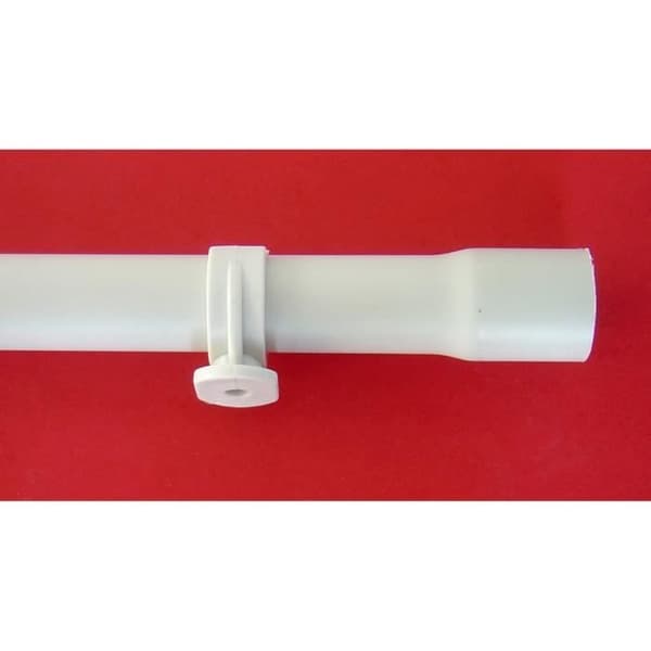 Klipp - Zenitech - Paket med 15 - Ø 20 mm - Ljusgrå - Inomhusbruk