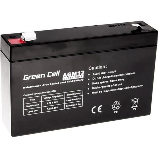 AGM VRLA Green Cell 6V 7Ah Power Battery