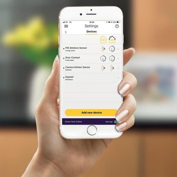 Yale AC-PS EU Indendørs fjernbetjeningsstik til Sync Smart Home Alarm