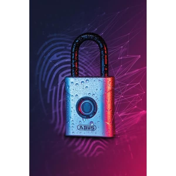 Hængelås - ABUS - 57/45 Touch - Biometrisk åbning - Vejrbestandig - 360° sensor