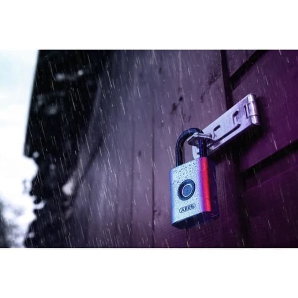 Hængelås - ABUS - 57/45 Touch - Biometrisk åbning - Vejrbestandig - 360° sensor