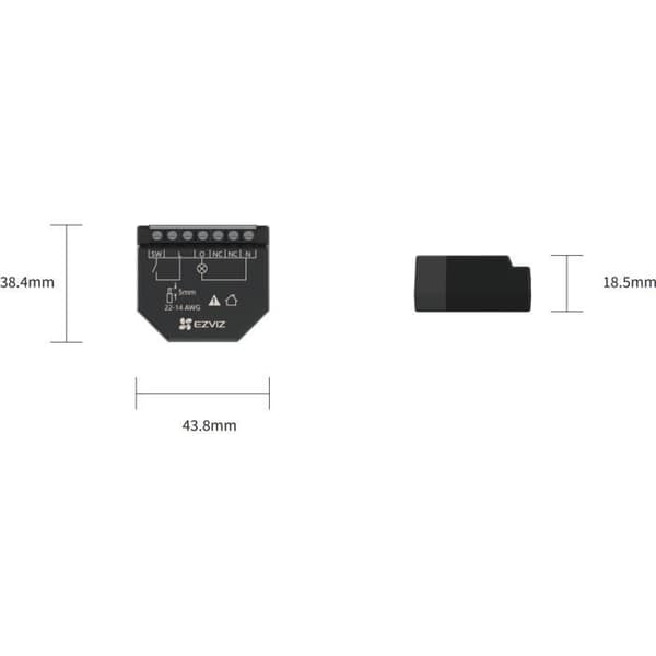 Wi-Fi-repeater - EZVIZ - T35WM - Smart styring - Google Assistant - Amazon Alexa