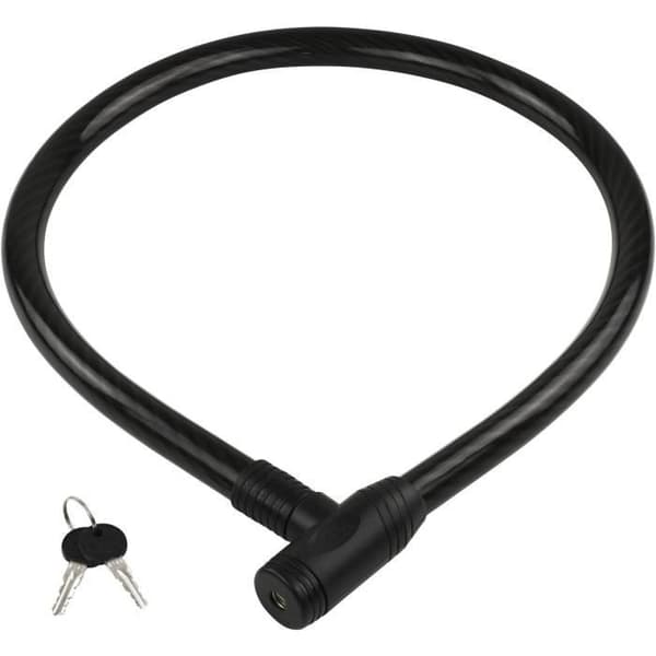 Polkupyörän lukko - BURG WACHTER - 570 120 - 25 mm teräsvaijeri - PVC-vaippa - 120 cm