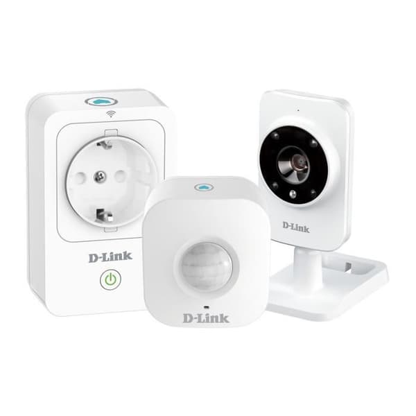 Mydlink Home Smart Home Starter Kit med DCS-935L IP-kamera + Smart Plug och rörelsedetektor