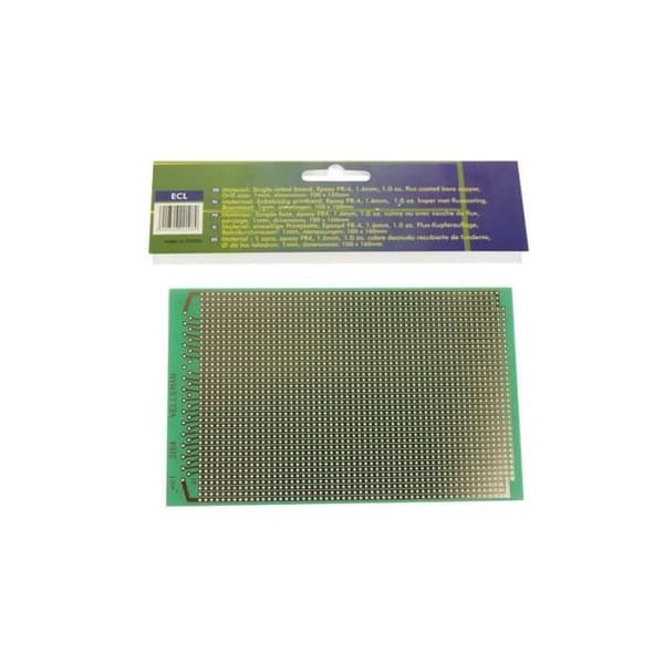 Eurocard-remsa - PEREL - 100x160mm - FR4 epoxi - 25st/kartong