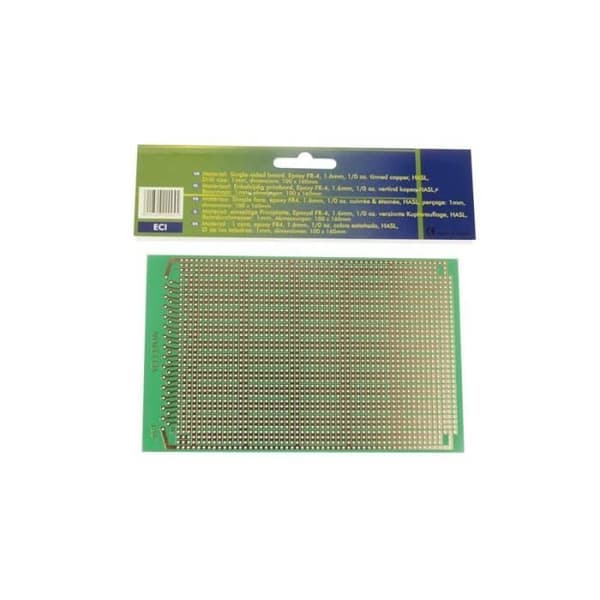 Eurocard - PEREL - 100x160mm - Enkel sida - FR4 - Förp
