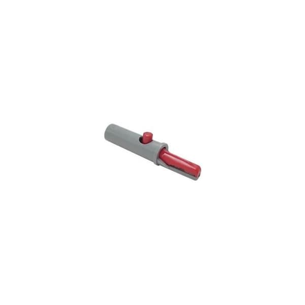 Isolerad krokodilklämma 4mm 6A - Röd - Perel