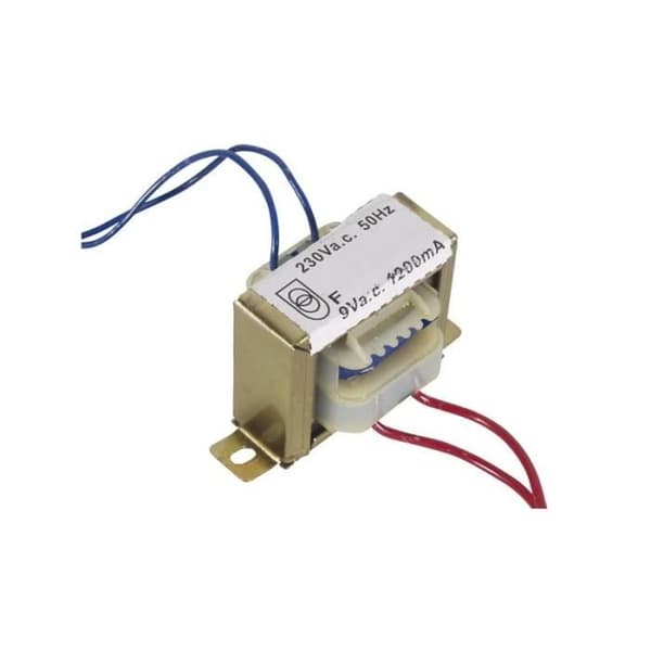 Öppen chassitransformator 10,8va 1 x 9v 1200ma