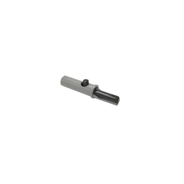 Isolerad krokodilklämma 4mm 6a - svart (ak 10)