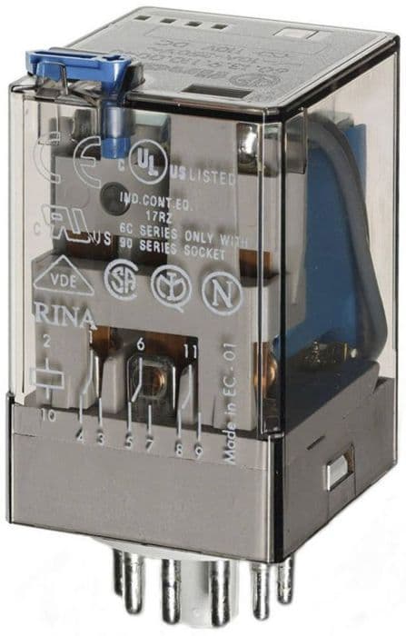 Reservdel för elutrustning Finder - 60.13.9.048.0040 - Steckrelais 48 V/DC 10 A 3 Wechsler 1 St. ()