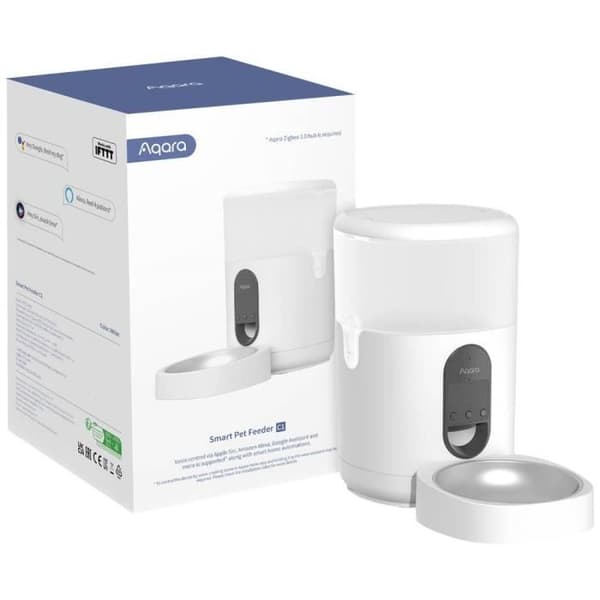 Aqara Automatic Food Dispenser PETC1-M01 White Alexa (kräver specifik basstation), Google H