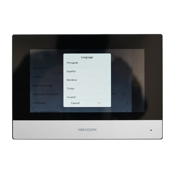 Indendørs Video Intercom Monitor, 7-Tommer Touch Skærm, Håndfri Kommunikation, Vægmontering