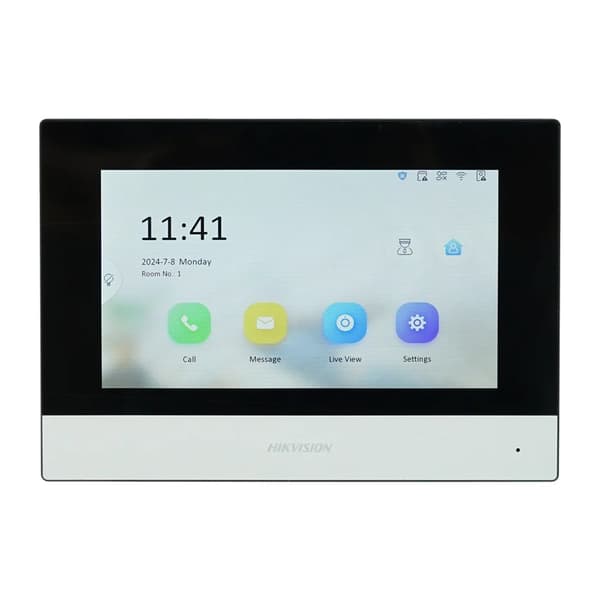 Indendørs Video Intercom Monitor, 7-Tommer Touch Skærm, Håndfri Kommunikation, Vægmontering