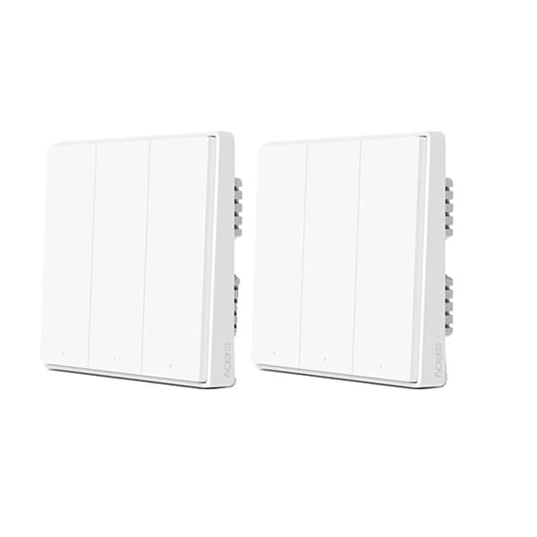 Aqara Smart Home Hub, G2H-kamera med 32G TF-kort, Wifi-gardinsmotor,2X ingen neutral-3Nyckel