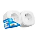 Miniatyrbild 2 av 2: HomeKit Smart Plug, Fjärrkontroll, Röststyrning, Max Belastning 16A,2 Pack, EU