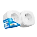 Miniatyrbild 1 av 2: HomeKit Smart Plug, Fjärrkontroll, Röststyrning, Max Belastning 16A,2 Pack, EU