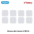 Miniatyrbillede 2 af 2: Aqara Trådløs Mini Kontakt, Zigbee Forbindelse, Kompakt Design,8 stk aqara nøgle