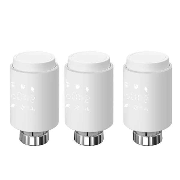 Smart Radiator Actuator, Programmerbar Termostat, Fjärrtemperaturkontroll, 3pc TV02