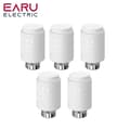 Miniatyrbillede 2 af 2: Smart Radiator Actuator, Programmerbar Termostat, Fjernbetjent Temperaturkontrol, 5pc TV02