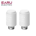 Miniatyrbillede 2 af 2: Smart Radiator Actuator, Programmerbar Termostat, Fjernbetjent Temperaturkontrol, 2pc TV02