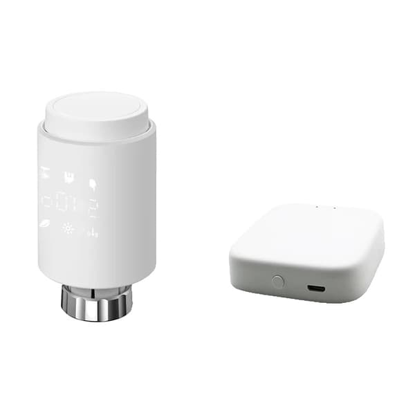 Smart Radiator Actuator, Programmerbar Termostat, Fjernbetjent Temperaturkontrol, 1 stk TV02-Hub