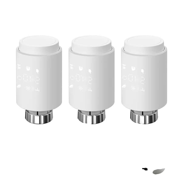Smart Radiator Actuator, Programmerbar Termostat, Fjernbetjent Temperaturkontrol, 3pc TV02-Hub
