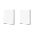 Miniatyrbild 1 av 2: Smart Väggströmbrytare, Zigbee Trådlös Kontroll, Ingen Neutral Nödvändig, 2XTrådlös 1 knapp