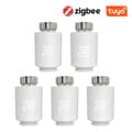 Miniatyrbillede 2 af 2: Smart Radiator Actuator, ZigBee-forbindelse, Stemmestyring med Alexa & Google Home, 5 stk uden gateway