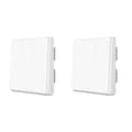 Miniatyrbillede 1 af 2: Smart Vægkontakt, ZigBee Forbindelse, Ingen Neutral Ledning Nødvendig, 2X D1 Ingen Neutral 3K