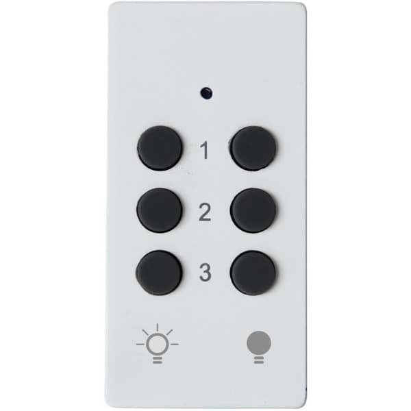 Sæt med 3 fjernbetjente stikkontakter + fjernbetjening - GAO - 230 V - Hvid