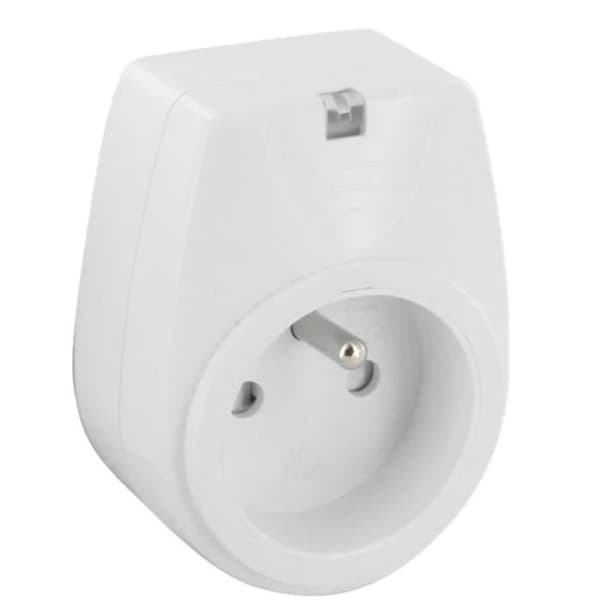 CHACON Sæt med 3 tænd/sluk-stikkontakter + fjernbetjening 3680 W - FR