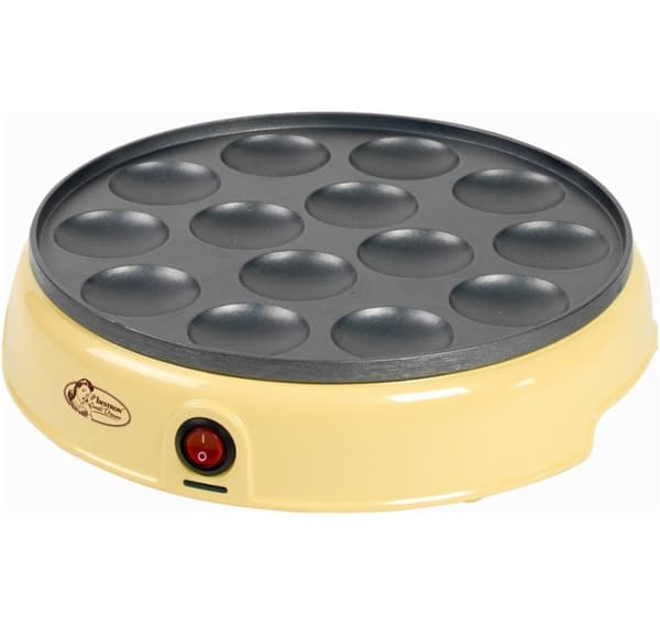 Bestron minipannekakemaskin APFM700SD, gul