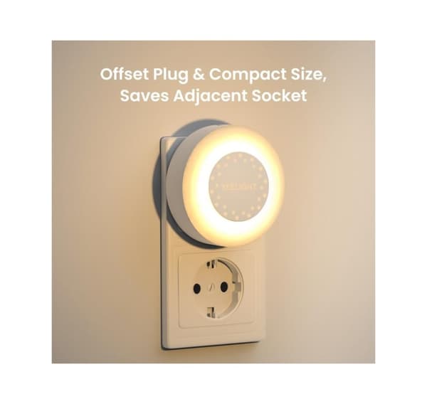 Yeelight, Plug-in Light Sensor Nightlight Lite, YLYYD-0021