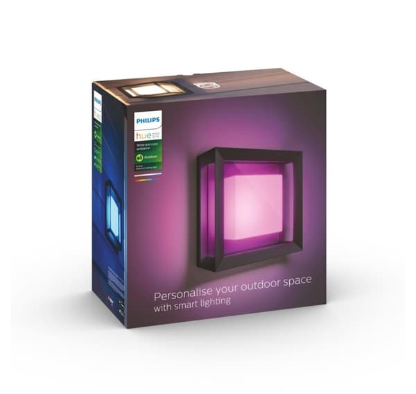 Philips Hue, WCA Econic Outdoor Square Wall Lantern