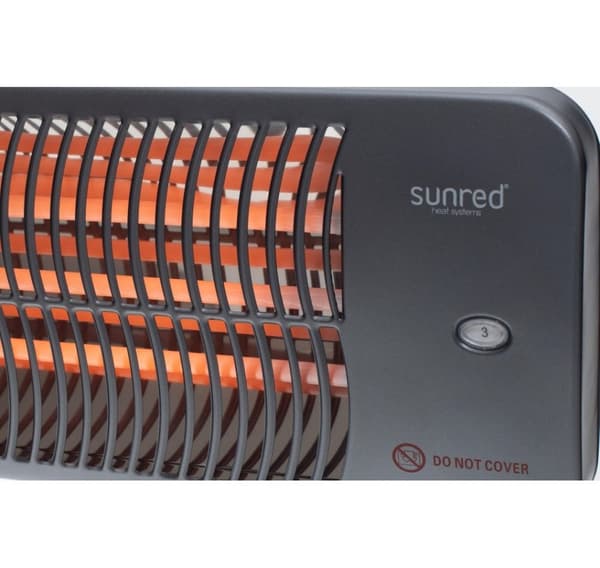SUNRED, Värmare, LUG-2000W, Lugo Quartz Wall