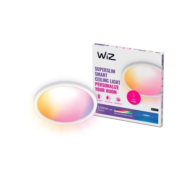 WiZ, Smart WiFi SuperSlim Ceiling 545mm, valkoinen