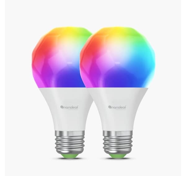 Nanoleaf, Essentials Smart A60 Bulb Matter WiFi 900Lm 2700-6500K, 2 stk.