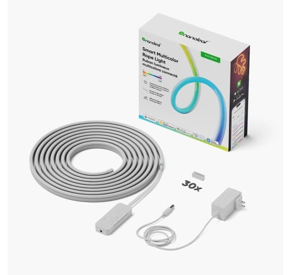Nanoleaf, Smart Multicolour Rope Lightstrip, 5m