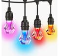 Miniatyrbild 1 av 8: Nanoleaf, Essentials Matter Smart Multicolour Outdoor String Lights Starter Kit 30m