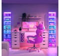 Miniatyrbild 3 av 5: Nanoleaf, X Fantaqi EXPO Smart LED Display Case Starter Kit (4-pack)