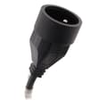 Miniatyrbild 3 av 4: Prolongateur 16A HO5VV-F 3G1,5mm² - Svart 3m - Zenitech