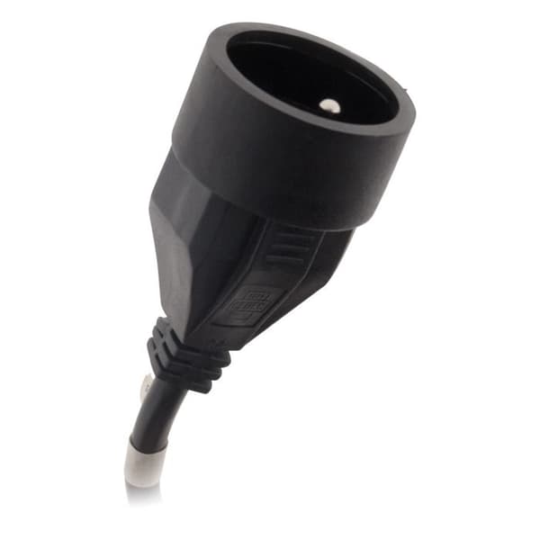 Prolongateur 16A HO5VV-F 3G1,5mm² - Svart 3m - Zenitech