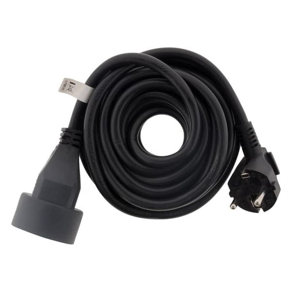 Prolongateur 16A HO5VV-F 3G1,5mm² - Svart 3m - Zenitech
