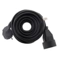Miniatyrbild 1 av 4: Prolongateur 16A HO5VV-F 3G1,5mm² - Svart 3m - Zenitech