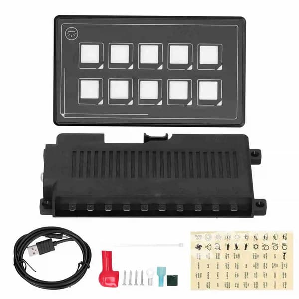 Membrankontrollpanel, Bluetooth-appkontroll, inbyggd PPTC, bakgrundsbelysningsmodul,svart