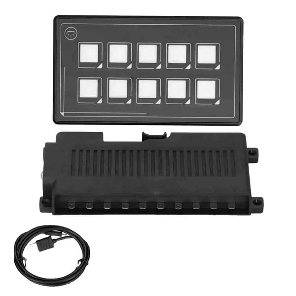 Membrankontrollpanel, Bluetooth-appkontroll, inbyggd PPTC, bakgrundsbelysningsmodul,svart