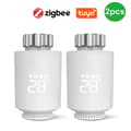 Miniatyrbillede 2 af 2: Termostatisk ventil, smart fjernbetjening, stemmeassistentkompatibel,3.7V, TRV 2stk